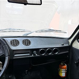 Moldura 3 Relógios Manômetros Fiat 147 e Derivados - 3D ABS