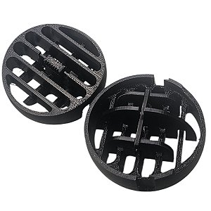 PAR Difusor de Ar CENTRAL Renault Twingo "ORIGINAL" 3D ABS