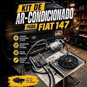 Kit Ar Condicionado "COMPLETO" p/ Fiat 147 e Derivados