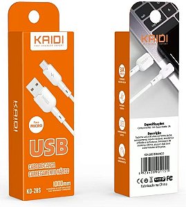 kd-28m cabo carregador v8,3a ,1m,kaidi kd-28s
