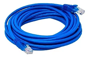 AL-W-10M Cabo De Rede 10Ethernet Rj45 Lan Cat5e Azul C/ 10Metros