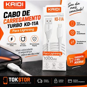 kd-11a cabo carregador usb/ios turbo ,kaidi