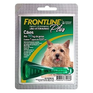 Antipulgas e Carrapatos Frontline Plus P para Cães de 1 a 10kg 0,67ml