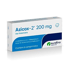 Antibiotico Ourofino Azicox-2 6 Comprimidos 200Mg