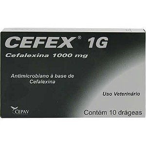 Antibiotico Cefex Castel 10 Drageas 1000Mg