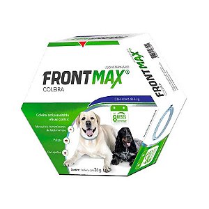 Coleira AntiParasitario Frontmax Cães acima de 4kg