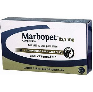 Antibiotico Ceva Marbopet 10 Comp. 82,5mg