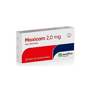 Anti-Inflamatorio OuroFino Maxicam Cx 10 comprimidos 2mg