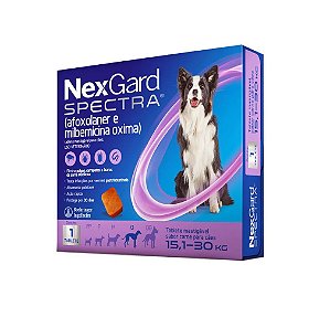 Nexgard Spectra G 4g (15,1 - 30kg) Cx 1unid