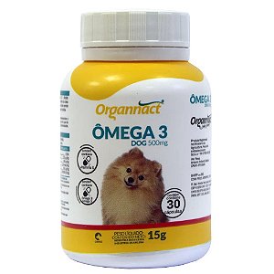 Omega 3 Dog Organnact 500mg 15g