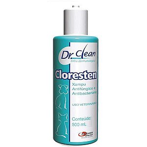 Shampoo Agener Cloresten Antifúngico e Bacteriano Dr Clean 500ml