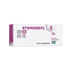 Antibiotico Merial Stomorgyl 02 Cartela 20 Comp