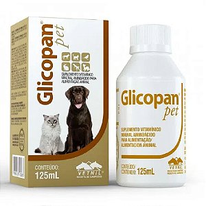 Suplemento Vitamínico Vetnil Glicopan Pet 125Ml