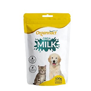 Suplemento Vitamínico Organnact Cães e Gatos Filhotes Orga Milk 100g