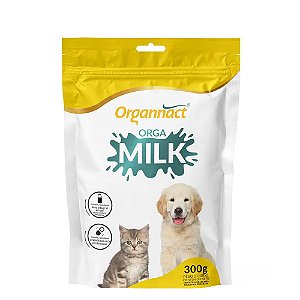 Suplemento Vitamínico Organnact Cães e Gatos Filhotes Orga Milk 300g