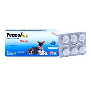 Vermifugo Agener Fenzol Pet 6 Comp 500Mg