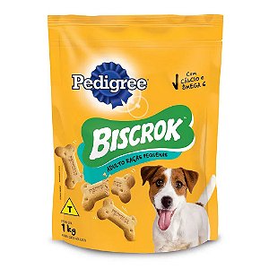 Biscoito Pedigree Biscrok Cães Adultos Raças Pequenas 1 kg