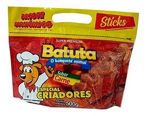 Petisco Batuta Sticks Sabor Carne 500g