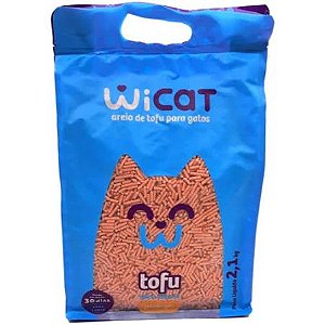 Areia Gato de Tofu Wi Cat 2,1kg