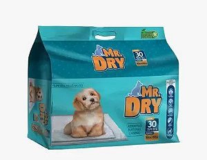 Tapete Higiênico Mr Dry Cães 60x60 com 30 unidades
