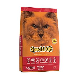 Ração Special Cat Gatos Adultos Sabor Carne