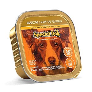Ração Úmida Special Dog Cães Adultos Sabor Frango Pate 150g