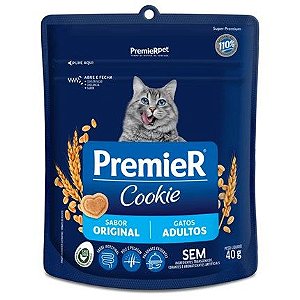Petisco Premier Cookie Gatos Adultos 40g