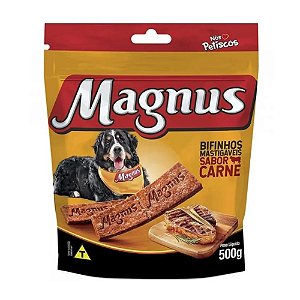 Bifinho Magnus Mastigável Sabor Carne 500g