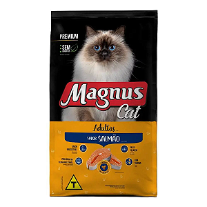 Ração Magnus Cat Gatos Adultos Sabor Salmão 10kg