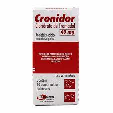 Analgésico Cronidor 40mg 10 comprimidos Agener