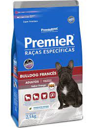 Ração Premier Raças Especificas Cães Adultos Bulldog Francês 2,5kg