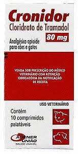 Analgésico Cronidor 80mg 10 comprimidos Agener