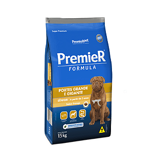Ração Premier Formula Cães Senior Raças Grande e Gigante Frango 15 kg