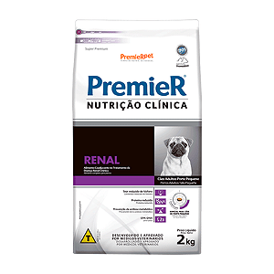 Ração Premier Nutrição Clínica Renal Cães Adultos Raças Pequenas