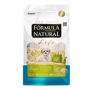 Ração Formula Natural Life para Cães Filhotes Minis e Pequenos