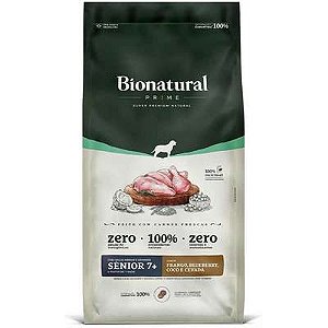 Ração Bionatural Prime Sênior 7+ para Cães Idosos Porte Médio e Grande Sabor Frango