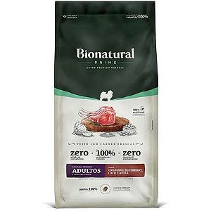 Ração Bionatural Prime Cães Adultos Porte Pequeno Sabor Cordeiro