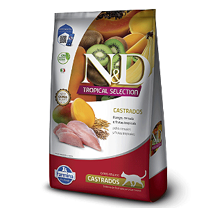 Ração N&D Tropical Selection Gatos Castrados Frango