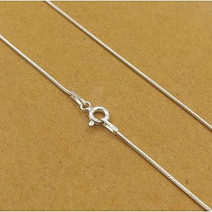 Colar prata 925 rabo de rato 3gr x 45cm x 0,8mm