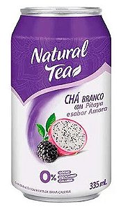 Chá Branco Zero Sabor Pitaya e Amora - Natural Tea - Lata 335ml