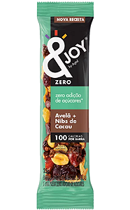 Barra de Avelã +Zero Açucar - Nibs de Cacau - Joy Nuts - 25g