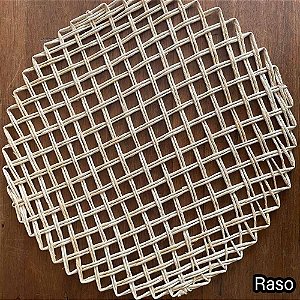 Sousplat de Palha Natural Tamanhos raso/sobremesa