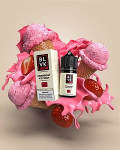 NicSalt - BLVK Salt Remix - Strawberry Ice Cream (30ml)