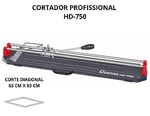 CORTADOR PROFISSIONAL DE PISO / PORCELANATO CORTAG PROFISSIONAL HD-750
