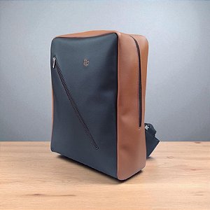 Mochila Masculina Couro Sintetico