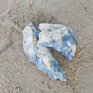 Cianita Azul Com Quartzo Cristal - Clareza Mental, Purificação e Proteção