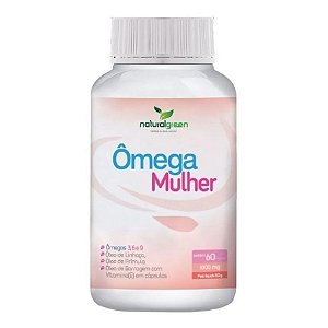 Ômega Mulher 3-6-9 com 60 caps 1000 mg - Natural Green