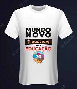 Blusa Edição 20 anos Instituto Mundo Novo