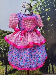 Vestido Junino Amor de Criança