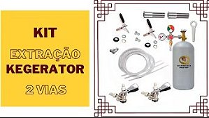 KIT EXTRAÇÃO KEGERATOR 2 VIAS